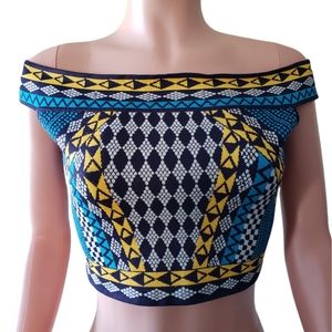Cropped Kayann Multicolor Top Size M
